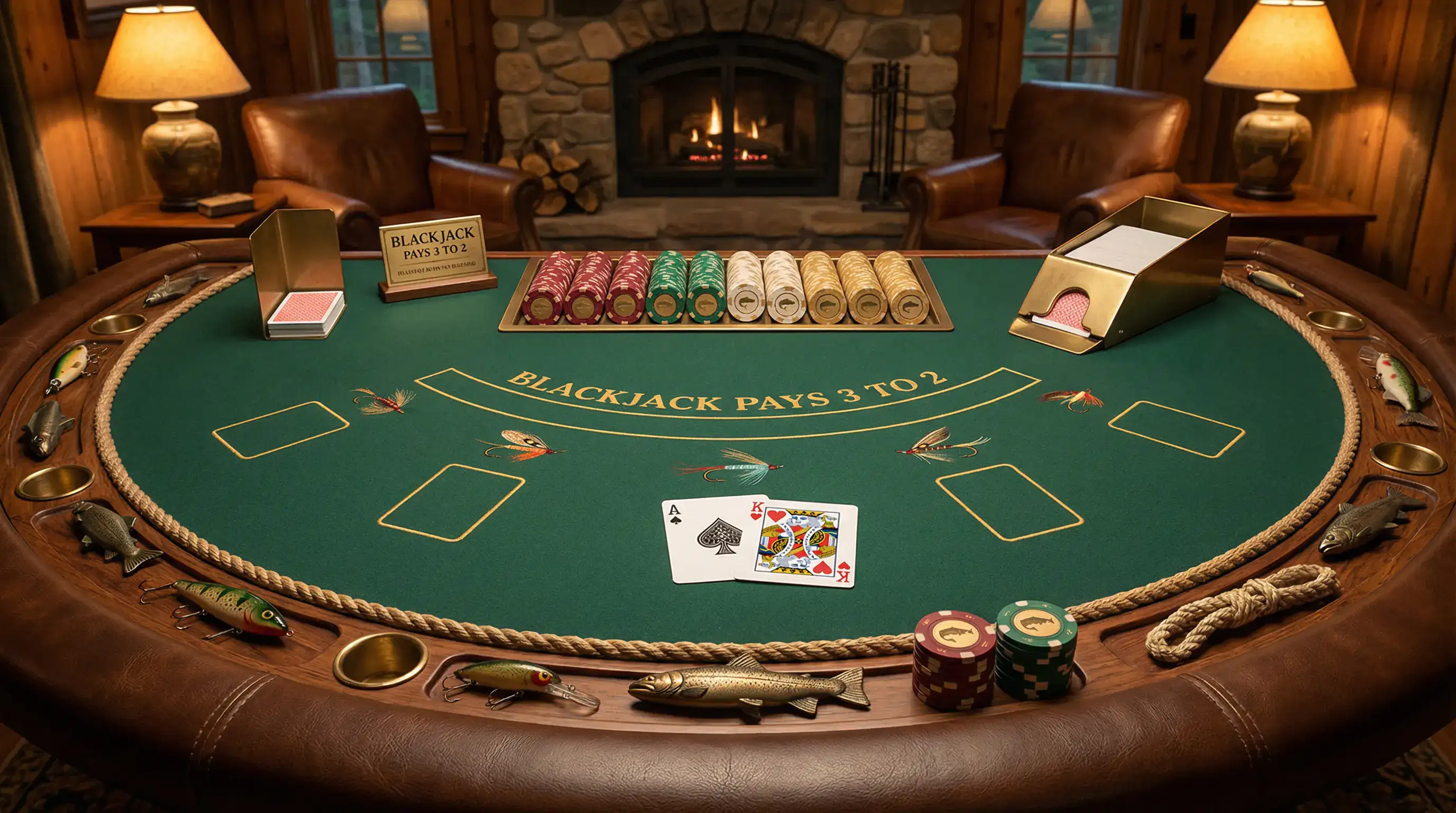 Mesa de Blackjack elegante no segurobet